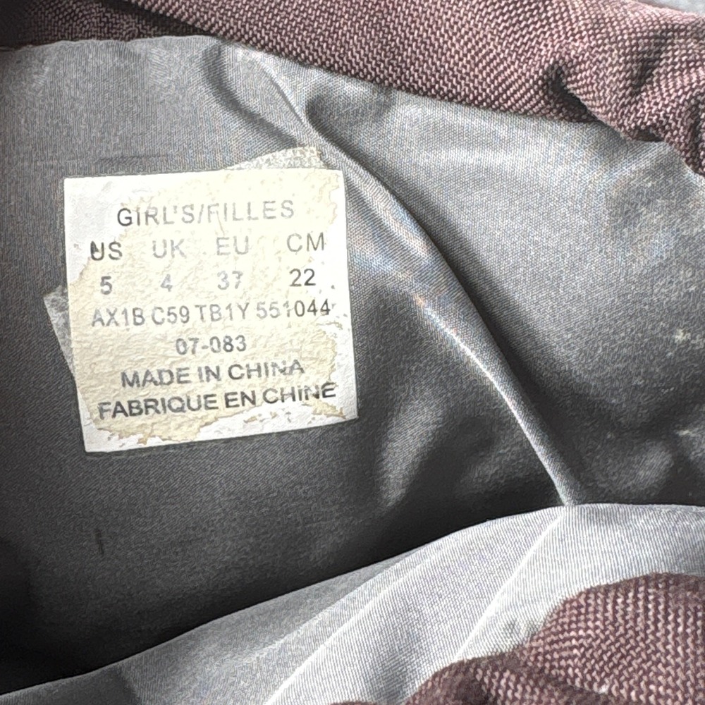 The North Face Nuptse Après Booties Girls Size 5 Brown 600g Insulation Outdoor - Picture 8 of 8